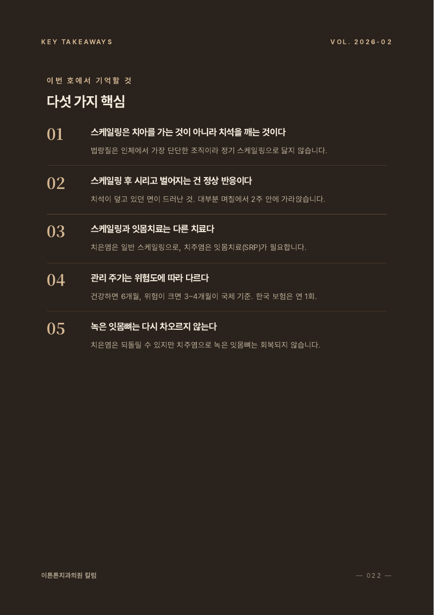 22면 다섯 가지 핵심